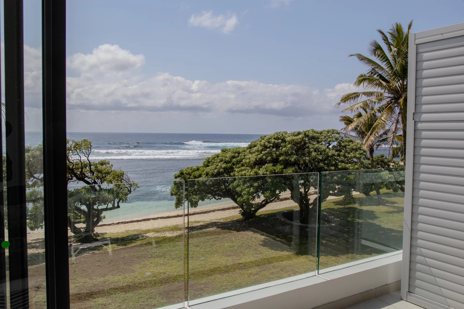Beachfront apartment for rent.